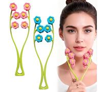 ROKZELT Face Massager, Roller, Face Roller, 3D Face Massager - Anti-Wrinkle Face Massager - Instant Face Lifting - Counter- 3D Face Massage Roller - 3D Face Roller