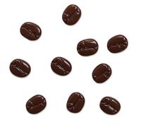 ROKZELT Pack of 10 Funny Coffee Bean Magnets for Magnetic Board, Funny Fridge Magnets, Strong Decorative Fridge, Whiteboard, Notice Board, Kitchen, Children and Adults Gift