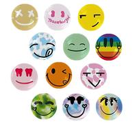 ROKZELT Pack of 12 Funny Face Expressions Magnets for Magnetic Board, Funny Fridge Magnets, Strong Decorative Fridge, Whiteboard, Notice Board, Kitchen, Children and Adults Gift