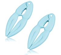 ROKZELT Pack of 2 Small Nutcrackers - Portable Crab Scissors - for Hazelnuts, Walnuts & More - Nut Cracker, Walnut Cracker, Lobster Crab Cracker