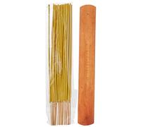 ROL Ram 30 X Citronella Incense Sticks Insect Repellent Bugs Repellent Sticks With Wooden Stick Holder, Yellow, 85