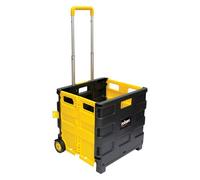 Folding Trolley Cart 25kg Storage DIY Wheel Garden Shop Tool Rolling Box Rolson