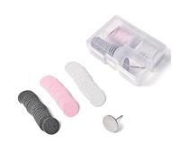 Rolabling 60 Pcs Sandpaper Discs with 25mm Metal Nail Drill Bit, 80/150/240 Grit Coarse to Fine, Replacement Pedicure Discs for Electric Foot File, Callus Remover, Dead Skin Polishing & Manicure Tools