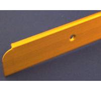 Rolabond Kitchen Worktop Trim End Cap Matt Gold 40mm x 630mm