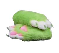 Rolamumu Fursuit Furry Paws, Wearable Cosplay Cat Paws Animal Paws, Japanese Fursuit Comic Con Costume Accessories Women's Gloves (Color : S)
