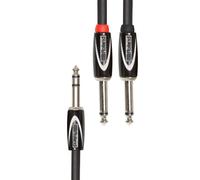 Roland 1/4 TRS - Dual 1/4 Interconnect Cable 10ft/3m