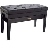 ROLAND, 1, Black Duet Size Piano Bench In Polished Ebony, with Storage Compartment - Rpb-D500Pe