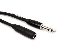 Roland 25ft Headphone Extension Cable, 1/4" TRS Male to Female, Black series (RHC-25-1414)