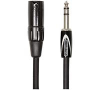 Roland 3ft Interconnect Cable, 1/4" TRS-XLR(Male), Black series (RCC-3-TRXM)