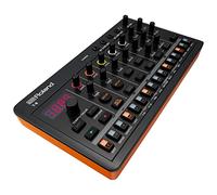 ROLAND AIRA Compact T-8 BEAT MACHINE | Ultra-Portable Rhythm and Bass Machine with Genuine Roland Sounds | Six Rhythm Tracks with Sounds from TR-808, TR-909 and TR-606 , Black, Orange (1 Pack)