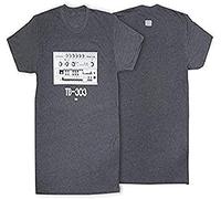 ROLAND Authentic Ccr-Tb303Txlc Tb-303 Crew Tshirt, Charcoal, Size: X-Large