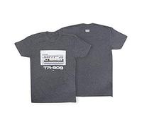 Roland Authentic Ccr-Tr909Tsc Tr-909 Crew Tshirt, Charcoal, Size: Small