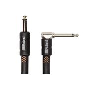 ROLAND Black Series 15Ft / 4.5M Instrument Cable,Angled/Straight 1/4"