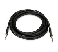 ROLAND Black Series Instrument Cable, RIC-B20 | Straight/Straight 1/4" Jack, Lenght: 20Ft / 6M
