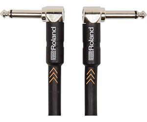 ROLAND Black Series Instrument Cables, Ric-B3Aa, Black, Length: 3 Ft./1 M
