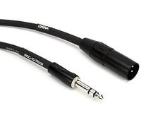 Roland Black Series Interconnect Cable, 1/4-Inch TRS to XLR (Male), 10-Feet