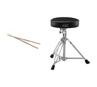 ROLAND DAP-2X V-Drums Accessory Package | Comfortable Throne and High-Quality Drumsticks for V-Drummers | Durable | Adjustable Height | Perfect for Beginners & Heavy Drumming Sessions