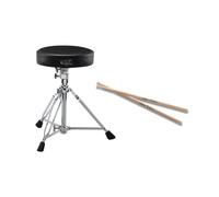 ROLAND DAP-2X V-Drums Accessory Package | Throne and Drumsticks for V-Drummers | Durable | Adjustable Height | Perfect for Beginners & Heavy Drumming Sessions