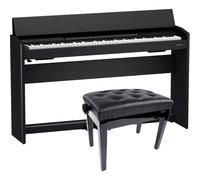 Roland F701-CB Contemporary Black with Piano Bench