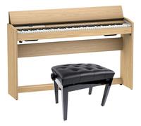 Roland F701-LA Light Oak Piano with Bench