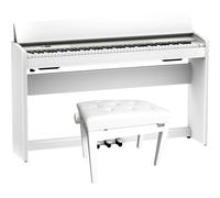 Roland F701-WH White Digital Piano with Bench