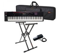 Roland Fantom-08 Synthesizer Keyboard Live Performance Bundle