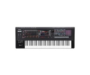 Roland FANTOM 6 EX Synthesizer | Compact FANTOM with 61 synth-action keys | Updated and improved with the latest technology | Advanced sound engines | Over 7000 integrated sounds |