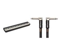 Roland FP-10 88-Note Digital Piano with Black Series Instrument Cable 1m