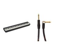 Roland FP-10 88-Note Digital Piano with Gold Series Patch Cable Angled