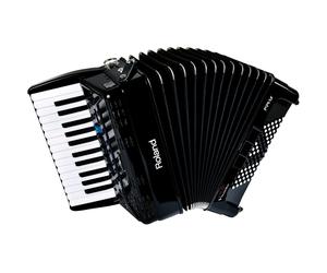 Roland FR-1X BK V-Accordion with Piano Keyboard (Black)