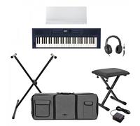 Roland GO:KEYS 3 Keyboard Midnight Blue Bundle