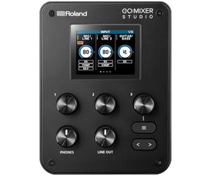 Roland GO:MIXER STUDIO | Portable Multichannel Mixer & Audio Interface | Perfect for Content Creators and Musicians | Studio-Quality Audio Quality | Built-in FX