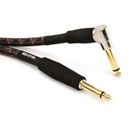 ROLAND Gold Series Instrument Cable, Angled/Straight 1/4-Inch Jack, 15-Feet
