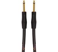 Roland Gold Series Patch/Pedal Cable Straight 1/4-Inch Connectors, 10 Ft/3 M - Ric-G10, Black