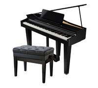 Roland GP-3 Compact Digital Grand Piano Polished Ebony with Matching Bench