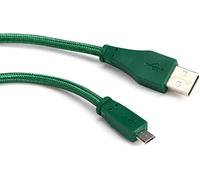 ROLAND Interconnect Cable, Usb-A - Micro-Usb, Green Woven, RCC-5-UAUM, length: 5Ft/1.5m