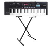 Roland Juno D-6 61 Key Portable Synthesizer with X-Frame Stand