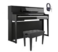 Roland LX-5 Digital Piano Polished Ebony Bundle