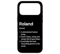 Roland Name Definition Dictionary Case for iPhone 17 Pro Max