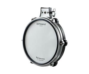 Roland PD-10P V-Pad | 10-inch Premium V-Pad | Next-Generation Feel & Enhanced Playability | Triple Piezo Sensor | Hard Rubber Rim & Revised Hoop Design | Compatible with a Wide Range of Roland V-Drums