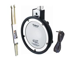 Roland PDX-6 V-Drum Pad Measure Head Pad for Electric Drum 8 Inch + Keepdrum Drumsticks