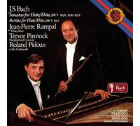 Roland Pidoux - Bach: Sonatas for Flute; Partita for Solo Flute /Rampal · Pinnock · Pidoux