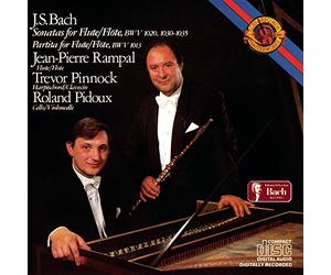 Roland Pidoux - Bach: Sonatas for Flute; Partita for Solo Flute /Rampal · Pinnock · Pidoux