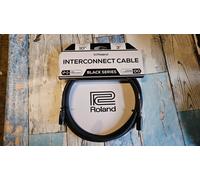 Roland Black Series Interconnect Cable, 3.5mm TRS to 3.5mm TRS, Balanced, 10-Feet