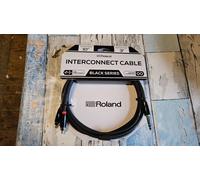Roland RCC-10-TR2RV2 Interconnect Cable, 10ft/3m, 1/4" TRS(Male)-Dual RCA