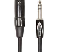 Roland RCC-15-TRXM Black Series Male XLR to Male TRS Jack Cable, 4.5m