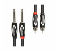 Roland 5FT / 1.5M Dual 1/4" Jack to Dual RCA Phono Cable