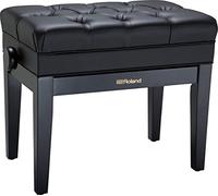 ROLAND Rpb-500Bk Piano Bench with Vinyl Seat And Music Compartment, Satin Black