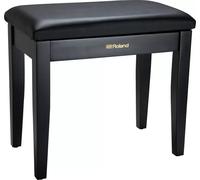 Roland RPB100 Satin Black Piano Stool with Vinyl Seat and Music Compartment