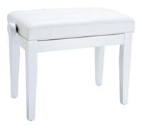 ROLAND,66 x 37.5 x 17 cm Piano Bench with Vinyl Seat, Satin White - Rpb-300Wh